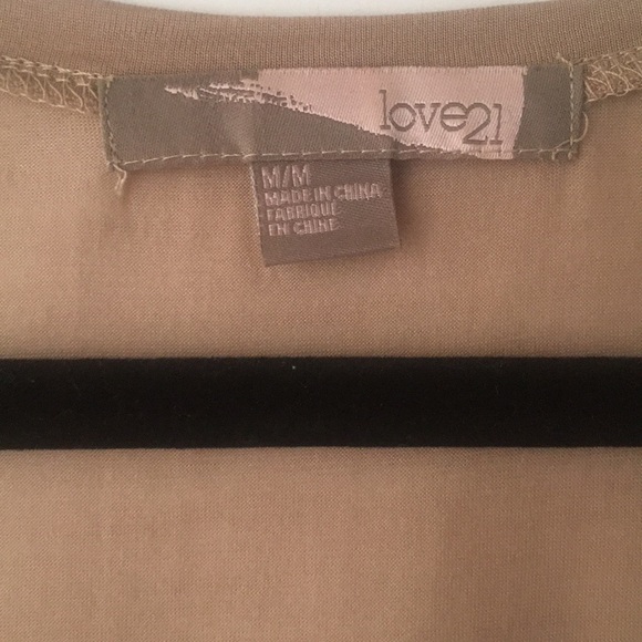 Tan orange and gold sparkle ✨ colorful knit top - Picture 2 of 4